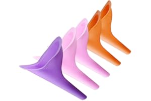Obbsen Urinario Portatil Mujer, 5Pcs Orinar de Pie Mujeres, Mear de Pie para Mujer Viajes, Actividades al Aire Libre, Camping, Festivales
