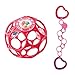 Produktbild Oball Set - für Mädchen Oball Rattle rot mit O-Link pink