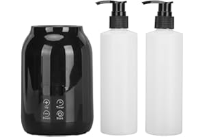 FOCKETY Podgrzewacz Oleju do Masażu do Masażu Spa Dozownik na 2 Butelki i Podgrzewacz do Balsamu do Domu Wyświetlacz LED Podgrzewacz do Butelek z żelem Podgrzewacz Oleju do Masażu do