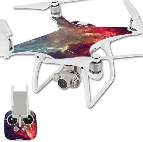 Seeme® Exclusive Decoration Wrap Skin Water-resistant 3M Sticker Decal Kit for DJI Phantom 4 Professional / Advanced Quadcopter Body and Remote Controller (DJI4-002)