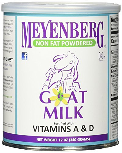 Preisvergleich Produktbild Meyenberg Goat Milk, fettfreie Pulver Ziegenmilch, 12 Unzen (340 g)