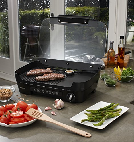 Philips HD6360/20 Tischgrill, Doppelplatte, Aroma- und Räucherei, Avance Collection - 10