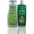 Tredha Advanced Herbal Hair Oil for Hair Growth 100 ml and 100 ml Anti-Dandruff Shampoo for Frizzy and Dry