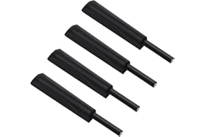 MIOYOOW Pestillos magnéticos a presión, 4/6 piezas de pestillo de puerta de empuje para abrir herrajes de liberación de empuje resistentes con tornillos de instalación para cajón de gabinete