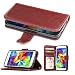 Produktbild Galaxy S5 Tasche - L-Tiger Galaxy S5 Hülle Ledertasche Case mit Brieftasche für Samsung Galaxy S5 /S5 Neo - Braun