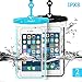 Produktbild [2 Pack] Wasserdichte Hülle Easylife IPX8 Handyhülle,Certified Universal Dry Bag/ Pouch,Clear Sensitive PVC Touch Screen,for iPhone 6 6S Plus/5/5s/5c Galaxy S7/S7 Edge/S6/S5/S4 Note3/4 LG G5/G3 Up To 5.5 "(Black+Blue)