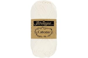 Scheepjes - Scheepjes 105 Braut Weiße Catona Garn - 1x50g