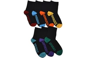 WB SOCKS Days of the Week boys socks Black 7 pairs per pack