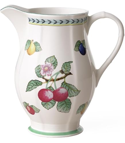 Villeroy & Boch Ciotola Classico In Porcellana, Diametro 23,5 Cm, Bordo Verde E Giallo Mostardo, Lavabile In Lavastoviglie - 4