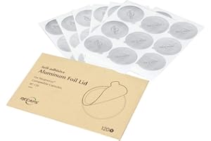 RECAPS Tapas de aluminio para expreso Sellos de papel de aluminio Cápsulas reutilizables compatibles con la línea original de Nespresso (solo tapas de 240 piezas) 37 mm de diámetro