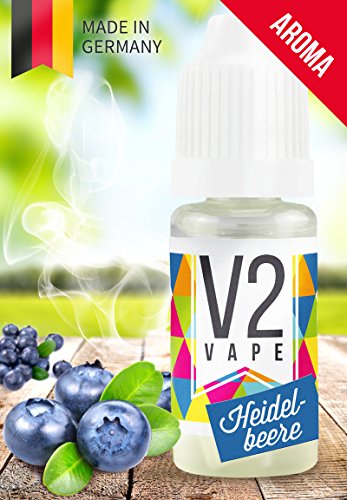 Preisvergleich Produktbild V2 Vape Heidelbeere AROMA / KONZENTRAT hochdosiertes Premium Lebensmittel-Aroma zum selber mischen von E-Liquid / Liquid-Base für E-Zigarette und E-Shisha 30ml 0mg nikotinfrei