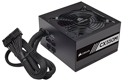 Corsair CX550M - Fuente de Alimentaci  n  Semi Modular  80 Plus Bronze  550 Watt  EU 