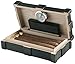 Produktbild Egoist Premiuem - Zigarren Humidor Box aus Holz mit Hygrometer und Befeuchtungssystem für ca. 5 Zigarren I Zigarren-Zubehör - Schwarz (British Travel)