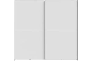 AVANTI TRENDSTORE - Freddy - Armadio con ante scorrevoli in legno laminato, molto spazioso, disponibile in 2 colori diversi. Dimensioni: LAP ca. 200x191x61cm