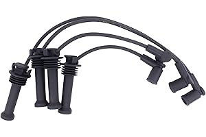 Doo Engy Juego de 4 cables de encendido para B Max C Max Fiesta 4 5 6 Focus 2 3 Fusion C30