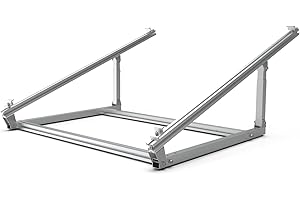 SMARTEC SOLAR ALLin Universal Montage-Set für Solarmodule - Befestigungssystem für PV-Anlage Balkonkraftwerk flexibel einsetzbar auf z.B. Balkon Garten Fassade Flachdach einfache Montage