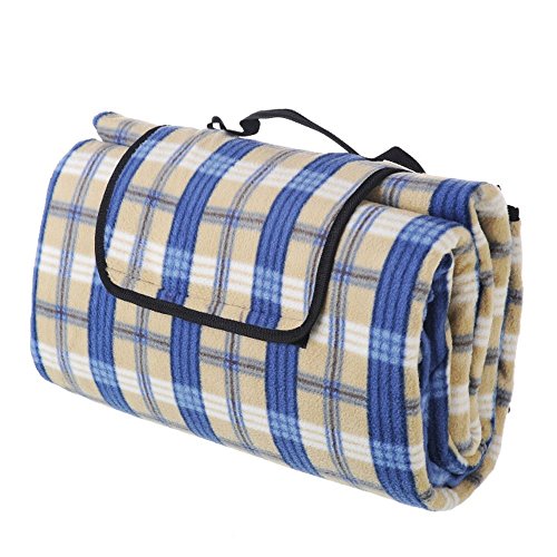 ALLWA XXX-Groß 175x200cm Outdoor-Decke - wasserdichte Unterseite Picknick-Decke - leicht zu faltende und tragbare Strandmatte - Perfekt für Strand, Reisen, Picknick und Camping