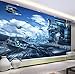 Produktbild Yirenfeng Benutzerdefinierte 3D Wandbild Tapete für Wände Zukunft Universum Krieg Thema Science Fiction Film Große Wandmalerei Fototapete Roll-250X160CM