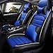 Produktbild QLL 5-Sitz-Universal Autositzbezug, Atmungsaktiv Rutschfest, 5D Dreidimensionale Leder, 5 Farben Optional,Blue
