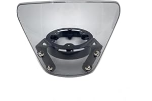 XERIAL Windshield Windscreen Compatible For Husqvarna SVARTPILEN/VITPILEN 401 2018-2023 Motorcycle Pare-brise Wind Deflectors Aftermarket Modification (Grey)