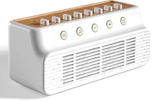 YSISLYBIN White Noise Machine, Soothing Sounds and Night Lights Sleep Sound Box 8 Nature Sounds Mixer Soothing Sounds Therapy USB White Noise Sound Machine with Timer for Sleeping at Home Yoga