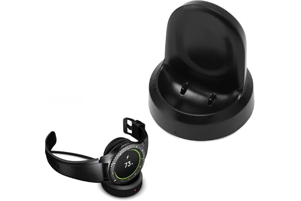 Laddare för 42mm 46mm, Ersättnings Smartwatch Laddningsdocka för Watch SM-R800 R810 R815