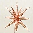 Atpata Funky 8 Pointer Starburst Cone Foil Balloons, Explosion Star Foil Balloons, Point Star Balloons for Bachelorette Party Supplies, Birthday, Wedding, Photo Booth, Backdrop (Rose Gold)