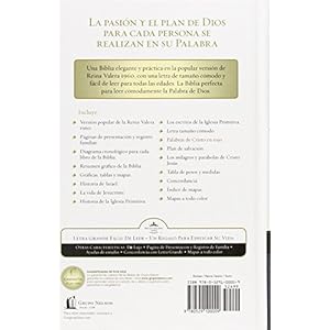 Biblia Letra Grande Tamano Personal: Rvr 1960 Reina Valera 196