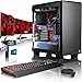 Produktbild VIBOX Species-X RL770-808 Gaming PC Computer mit Spiel Bundle, Win 10 Pro, 3X Triple 27 Zoll HD Monitor (4,9GHz Intel i7 8-Core, Radeon RX 570, 32Go DDR4 RAM, 960GB SSD, 2TB HDD)