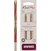 KnitPro Symfonie Pointes d'aiguilles à Tricoter en Bois interchangeables pour Aiguilles circulaires Tailles variées Multicolo