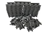 Lego City kompatibel Eisenbahn Schienen 25 gerade & 25 flexible Neu - Como