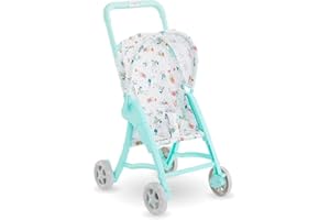 Corolle 9000110590 - Passeggino per bambole Mon Premier Poupon, 30 cm, blu, per tutte le bambole da 30 cm, per bambole, accessori per bambole, passeggini, per bambini a partire dai 18 mesi in su