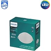 Philips 59441 Meson G&ouml;mme Spot 8cm 3.5W 3000K Sarı Işık