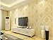 Produktbild CHLCH Halle-Schlafzimmerkleidungsgeschäfttapete der nichtgewebten Tapete 3D besprühte Goldbeige