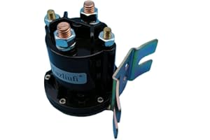 Tuzliufi Starter Solenoid Relay Switch for Hydraulic Power Packs RV Truck Starting Grid Heaters Lawn Garden Applications 12V Copper Contact Max 150A-200A 4 Terminals DC Contactor New Z492