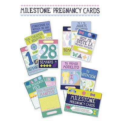MILESTONE Pregnancy Cards Tarjetas Momentos Inolvidables Embarazo (español)