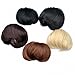 FESHFEN Bridal Hair Bun Updo Scrunchy Scrunchie Hairpiece Wig Hair Ribbon Ponytail Extensions Clips Straight Drawstring Hair Chignons Topknot Knot-M27/613 Strawberry Blonde & Bleach Blonde Mixed