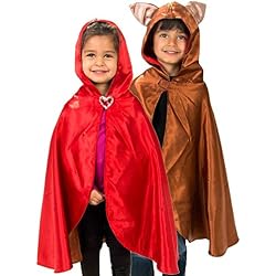 Lucy Locket - Disfraz reversible de caperucita roja y lobo (3-8 años)