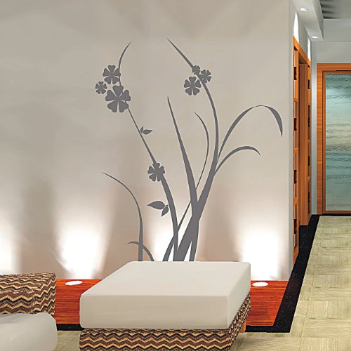 infactory Wand-Tattoo „Sommergräser“ 200 cm hoch - 2