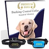 [Gesponsert]Premium Paws Anti-Bellen-Hunde-Halsband. Stoppt das Bellen von Hunden  auf humane Art mit Ton & Vibration, keine Schocks. Haustierfreundlich.