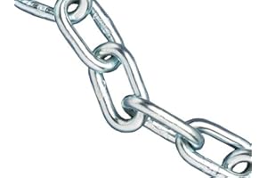 Faithfull FAICHAL230 Catena in acciaio, Argento, Link Dia: 2.5 mm Length: 30 m Load Limit: 50 kg