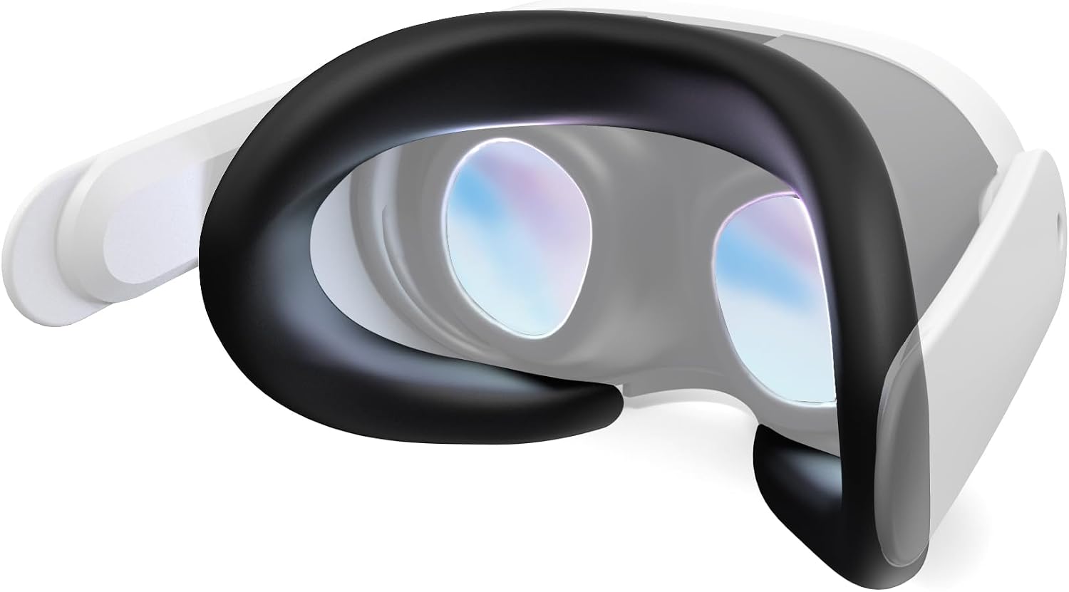 APEXINNO Silicone Face Cover for Meta Quest 3 Facial Interface, Face Pad Cushion for Oculus Quest 3 Accessories, VR Face Mask, Sweatproof