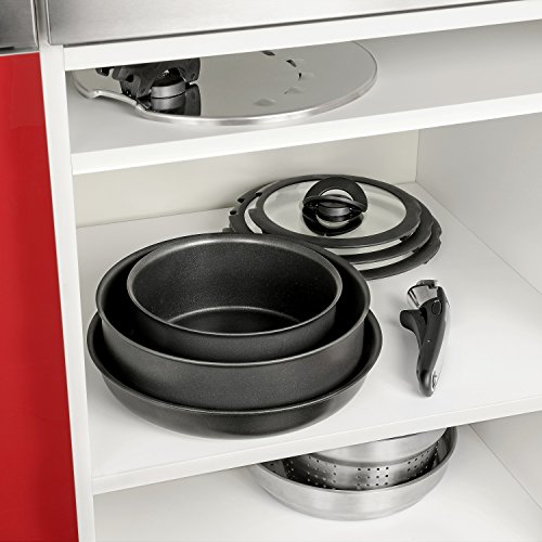 Tefal l6501902 Ingenio Expertise Pfanne Wok 2-teilig Aluminium schwarz 36,5 x 30,5 x 9 cm (diameter:28 cm) - 8