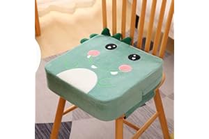 IIQI Rehausseur de chaise, Coussin Rehausseur Enfant Portable Eponge Confortable Coussins, Adapté pour les Repas des Jeunes Enfants. (A-10cm)