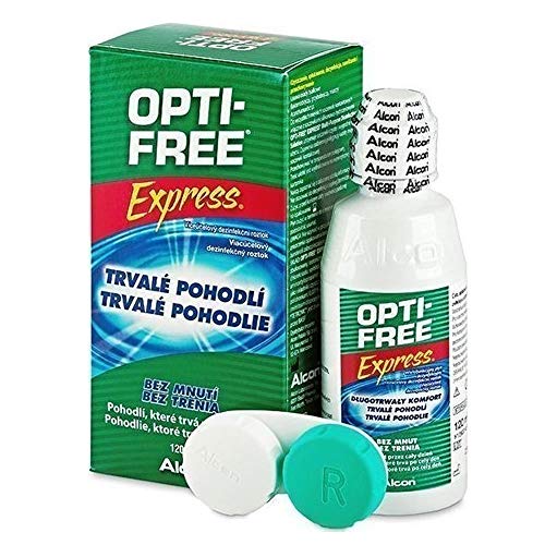 Optifree express soluzione disinfettante per lenti a contatto 355ml con contenitore