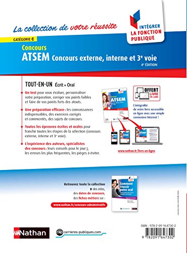 Livres Couvertures de Concours ATSEM