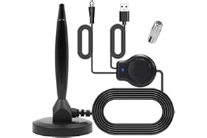 DollaTek Antena de TV con Amplificador Digital 1080P HDTV 4K Interior Amplificado