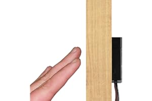 KALB MATERIAL FÜR MÖBEL Interrupteur tactile LED, avec variateur, bois, invisible, 12 V / 50 W/max. 4,16 A, encastrable dans meuble