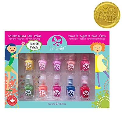 SUNCOAT GIRL Party Palette Kit de 10 Mini Vernis pour Enfant