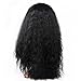 Produktbild Schwarzer Mais Hot Nudel Roll Wig, Weibliche Hochtemperatur Seiden Anime Chemische Faser Wig Kappe
